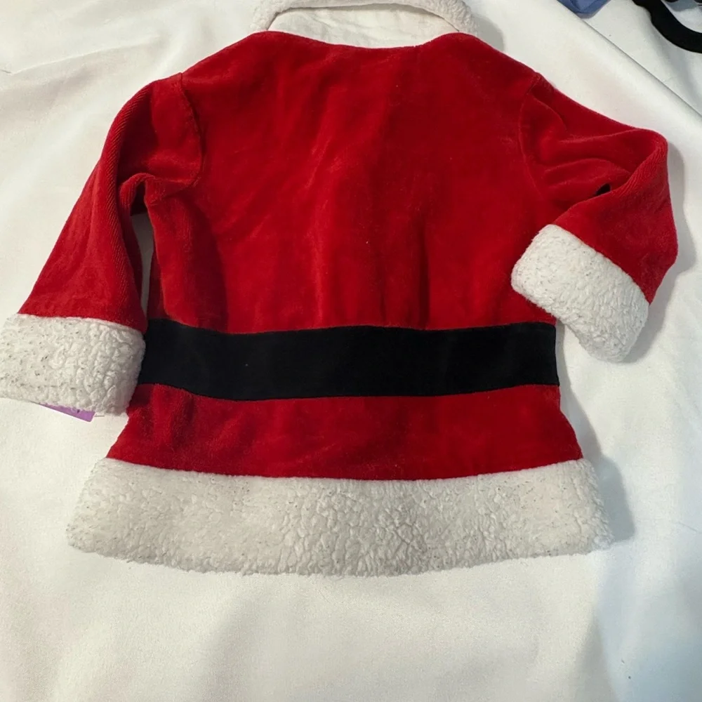 Santa Jacket Koala Kids Size 9/12 months Velcro closure Christmas Holiday jacket